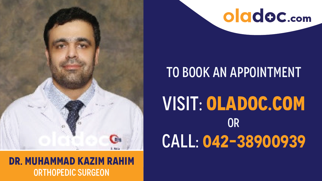 Book appointment with Dr.Muhammad Kazim Rahim-best Orthopedic Surgeon in Karachi
